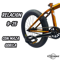 Bicicleta R20 Chepe Joy Rider Bmx Dorada Centro Mid