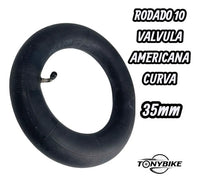 Cámara Para Llanta De 10x2.50  V/curva Scooter Eléctrico