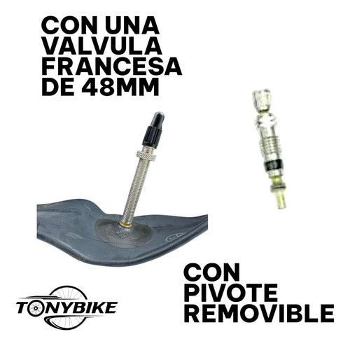 Par De Cámara 700x25/32 V.remo/francesa/presta