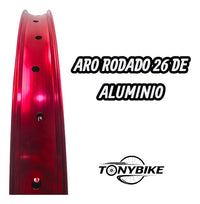 Par De Aros Doble Capa Rodado 29 36h Summit Rebel Rojo