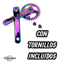 Monoplato Summit Tornasol 34 Dientes 170mm Con Tornillos