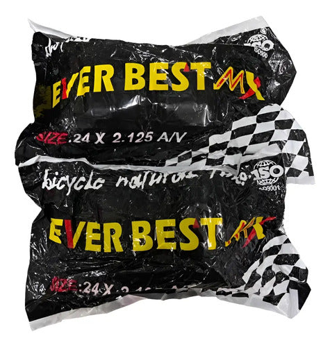 Par De Cámaras Rodado 24 Everbest Schrader