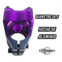 Poste Steam Kodiak Best Bicicleta Mtb/stunt Aluminio Negro/Morado