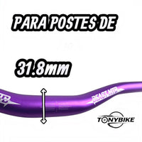 Manubrio De Color Best 31.8 X 800mm Mtb, Stunt Aluminio 6061 MORADO
