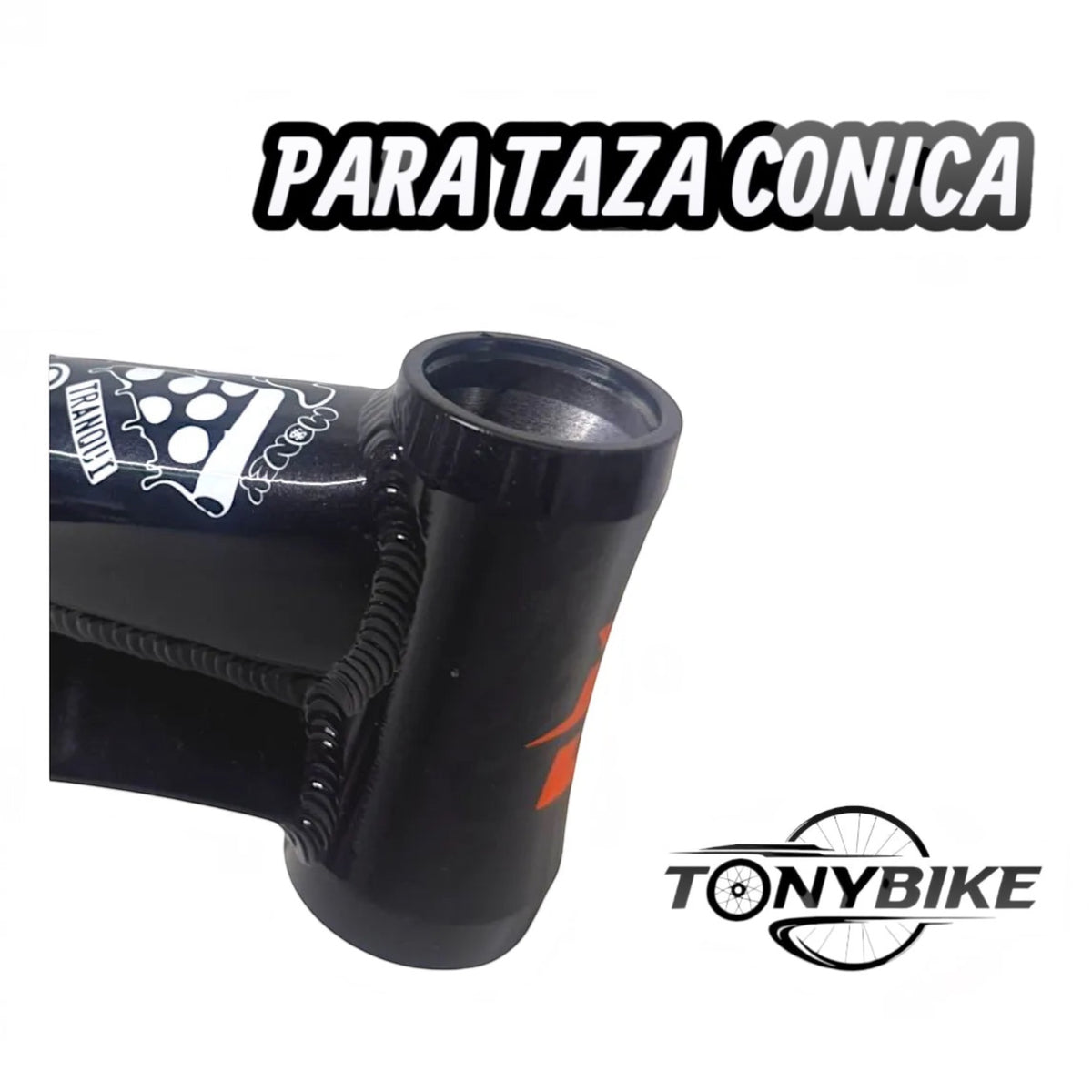 Cuadro Para Stuntbike Beast Modelo Blaze Aluminio Rodado 26 Negro