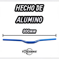 Manubrio De Color Best 31.8 X 800mm Mtb, Stunt Aluminio 6061 Azul