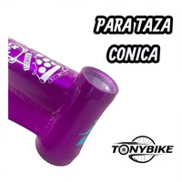 Cuadro Para Stuntbike Beast Modelo Blaze Aluminio Rodado 26 Morado