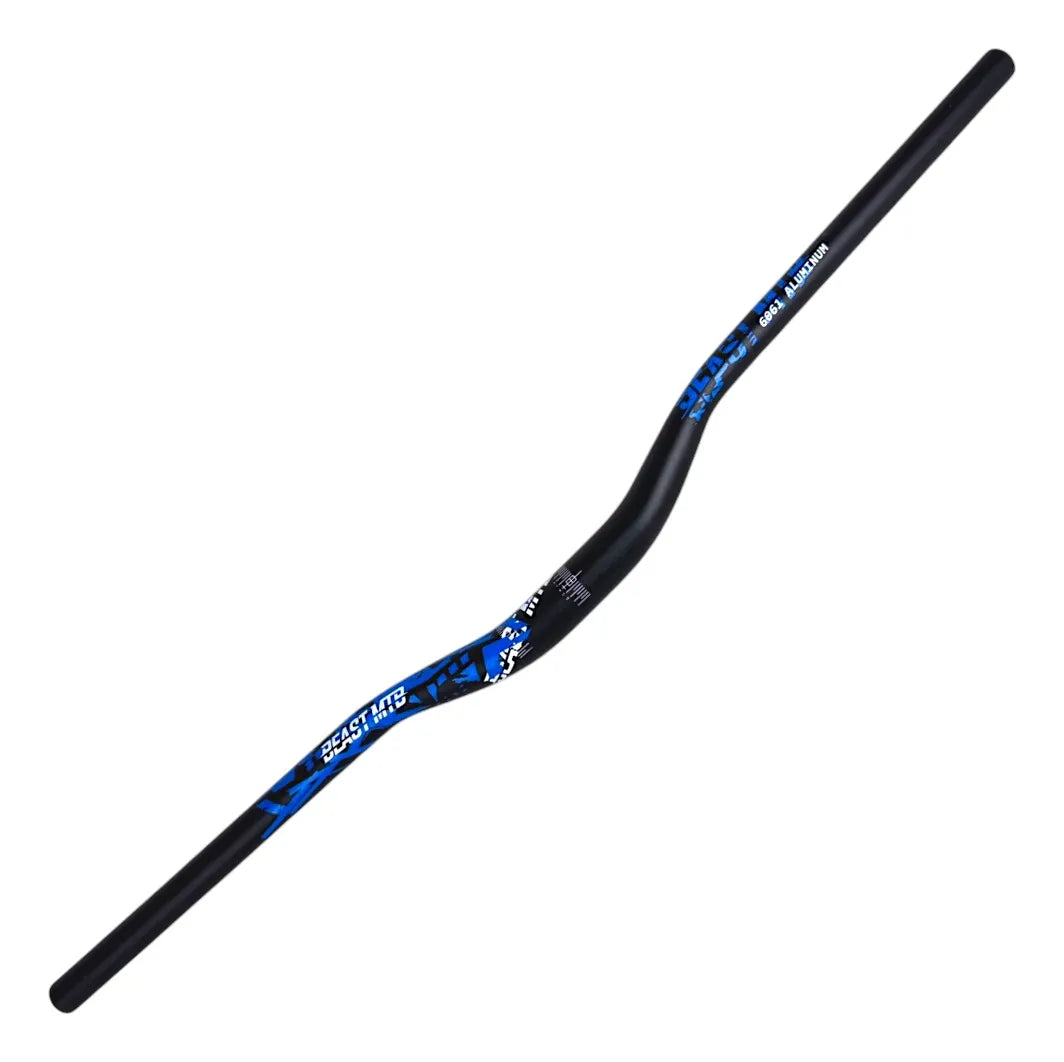 Manubrio Best 31.8 X 800mm Mtb, Stunt, Largo Aluminio KODIAK Azul/Negro
