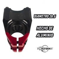Poste Steam Kodiak Best Bicicleta Mtb/stunt Aluminio Negro/Rojo