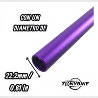Manubrio De Color Best 31.8 X 800mm Mtb, Stunt Aluminio 6061 MORADO