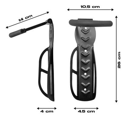 Soporte De Gancho Para Colgar Bicicleta A La Pared Color Negro