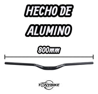 Manubrio De Color Best 31.8 X 800mm Mtb, Stunt Aluminio 6061 Negro
