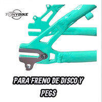Cuadro Para Stuntbike Beast Modelo Blaze Aluminio Rodado 26 Menta