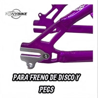 Cuadro Para Stuntbike Beast Modelo Blaze Aluminio Rodado 26 Morado