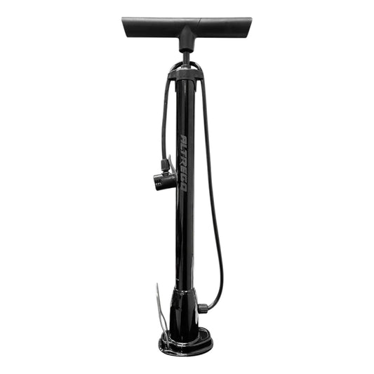 Bomba De Aire Negra De Pie Para Bicicleta Ciclismo Color Negro