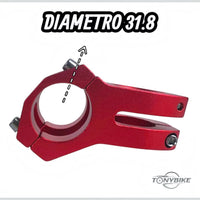 Poste Steam Beast Bicicleta Mtb/Stunt Aluminio Wildcat Rojo