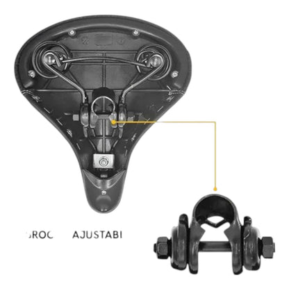 Asiento Para Bicicleta Montaña Ultra Confortable Color Negro