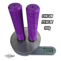 Puños Bicicleta Comfort Mtb/enduro/urbano Ergonomico Lock-on Morado