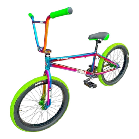 Bicicleta Centro Mid, Gorila Savage Tornasol/Verde Rodado 20