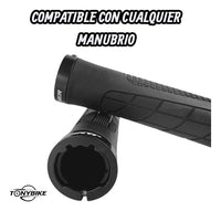 Puños Bicicleta Comfort Mtb/enduro/urbano Ergonomico Lock-on Negro