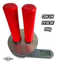 Puños Bicicleta Comfort Mtb/enduro/urbano Ergonomico Lock-on Rojo