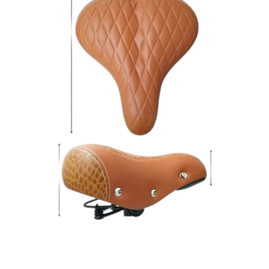 Asiento Para Bicicleta Montaña Ultra Confortable Color Café