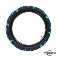 Llanta Rodado 20x2.40 Camuflaje Everbest Azul Aqua