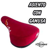 Asiento Rebel De Gamusa Para Stuntbike Rojo
