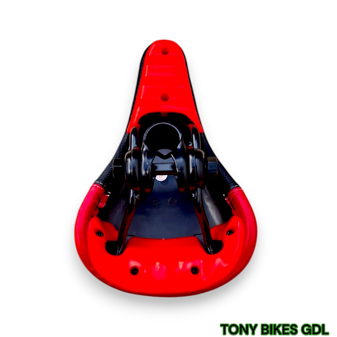Asiento Para Bicicleta Bmx Sillin Gorila Trucos Striker Rojo