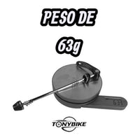 BLOQUEO DE ALUMINIO MAZA TRASERO 198mm NEGRO