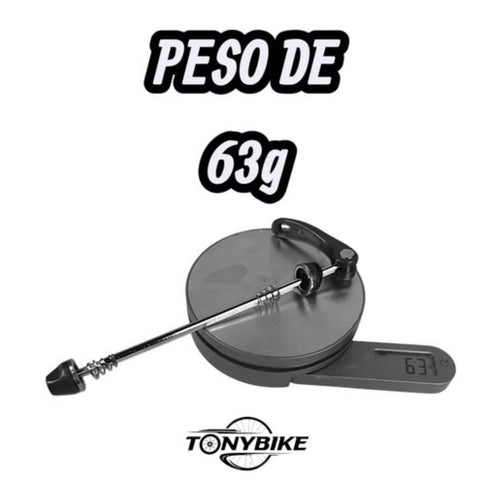 BLOQUEO DE ALUMINIO MAZA TRASERO 198mm NEGRO