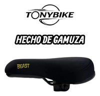 ASIENTO DE GAMUZA BEAST NEGRO