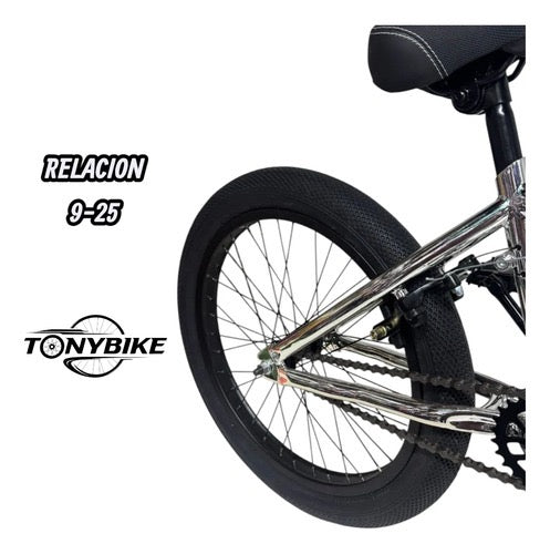 BICICLETA ROTOR R20 GORILA SPARTAN CROMADO CENTRO AMERICANO