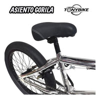BICICLETA ROTOR R20 GORILA SPARTAN CROMADO CENTRO AMERICANO