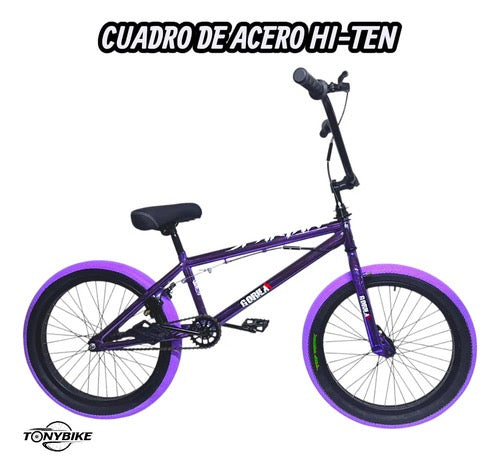 BICICLETA ROTOR R20 GORILA SPARTAN MORADO CENTRO AMERICANO