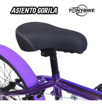 BICICLETA ROTOR R20 GORILA SPARTAN MORADO CENTRO AMERICANO