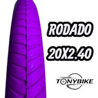 LLANTA TOP RANK VOYAGER MORADO 20x2.40