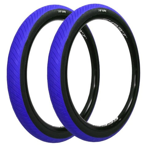 LLANTA 26 x 2.40 TOP RANK AZUL NEGRA STUNT