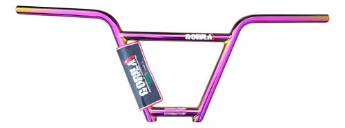 MANUBRIO BMX "TORNASOL" ACERO-HI TEN "GORILA" REFORZADO, "4 PIEZAS", ALTURA 9"