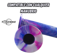 PUÑO CGR BMX CON DONA CAMUFLAJE AZUL/ROSA/BLANCO