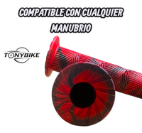 PUÑO CGR BMX CON DONA CAMUFLAJE ROJO