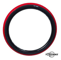 LLANTA 26 x 2.40 TOP RANK ROJA NEGRA STUNT