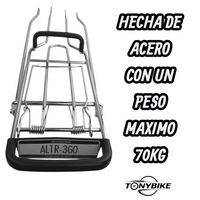 Parrilla De Acero Cromada Para Bicicleta R26