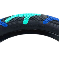 Llanta Rodado 20x2.40 Camuflaje Everbest Azul Aqua