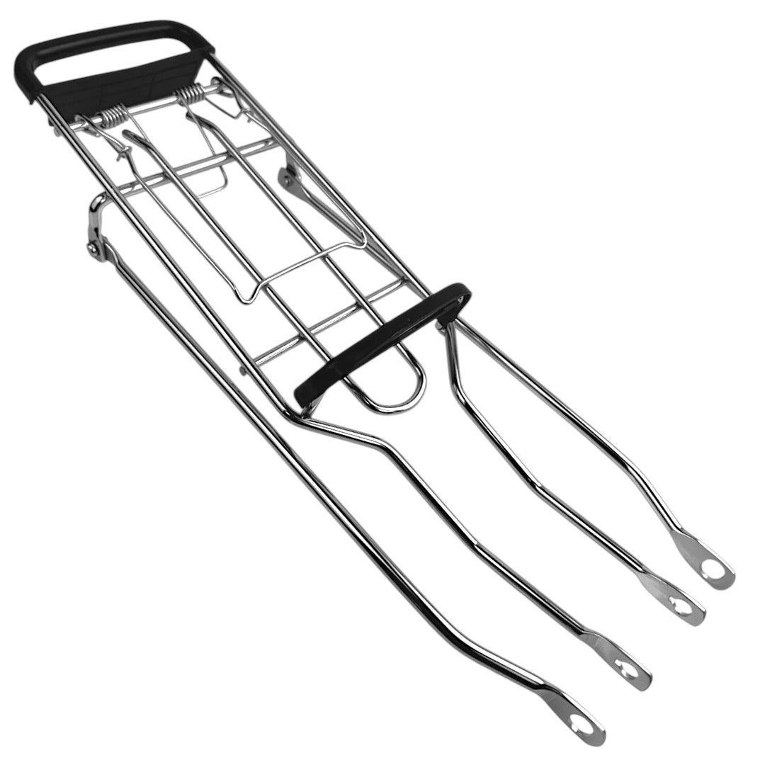 Parrilla De Acero Cromada Para Bicicleta R26