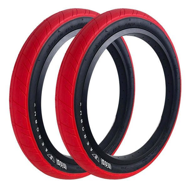Llanta Aerobmx Hop Rojo 20x2.40