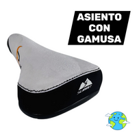 Asiento Rebel De Gamusa Para Stuntbike Gris