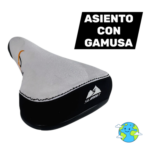 Asiento Rebel De Gamusa Para Stuntbike Gris