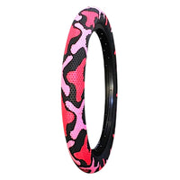 Llanta Rodado 20x2.40 Camuflaje Everbest Rosa Rojo