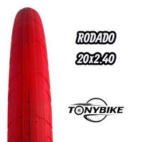 Llanta Aerobmx Hop Rojo 20x2.40